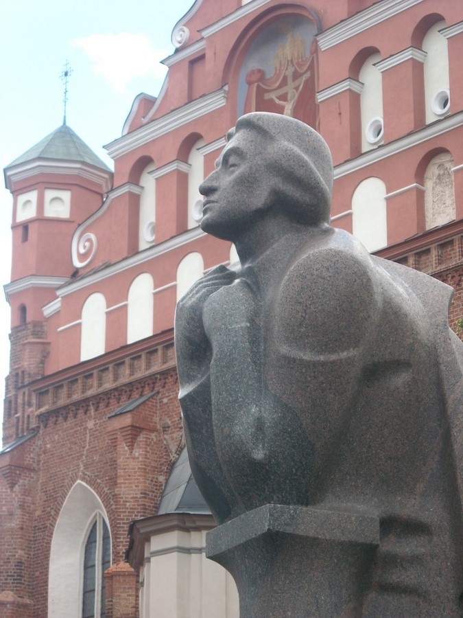 pomnik Adama Mickiewicza w Wilnie, fot. Maria Duszka