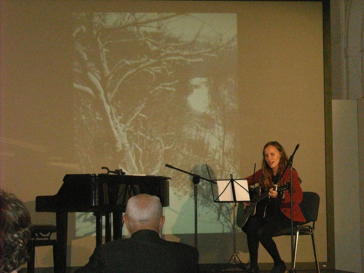 Marina Paniszewa - poetka, kompozytorka i pieśniarka z Białorusi; fot. Maria Duszka